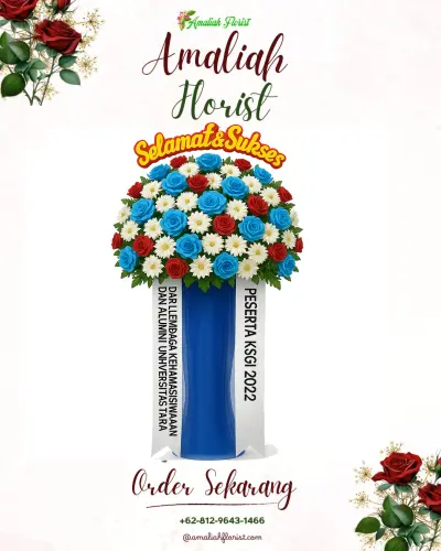 Standing Flower di Gedung Serbaguna Pahandut